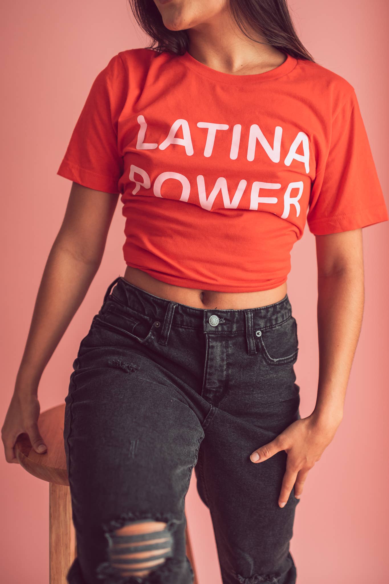 Jen Zeano Designs – wholesale Screen printed t-shirt – Women′s – Latina Power Spring Edition3