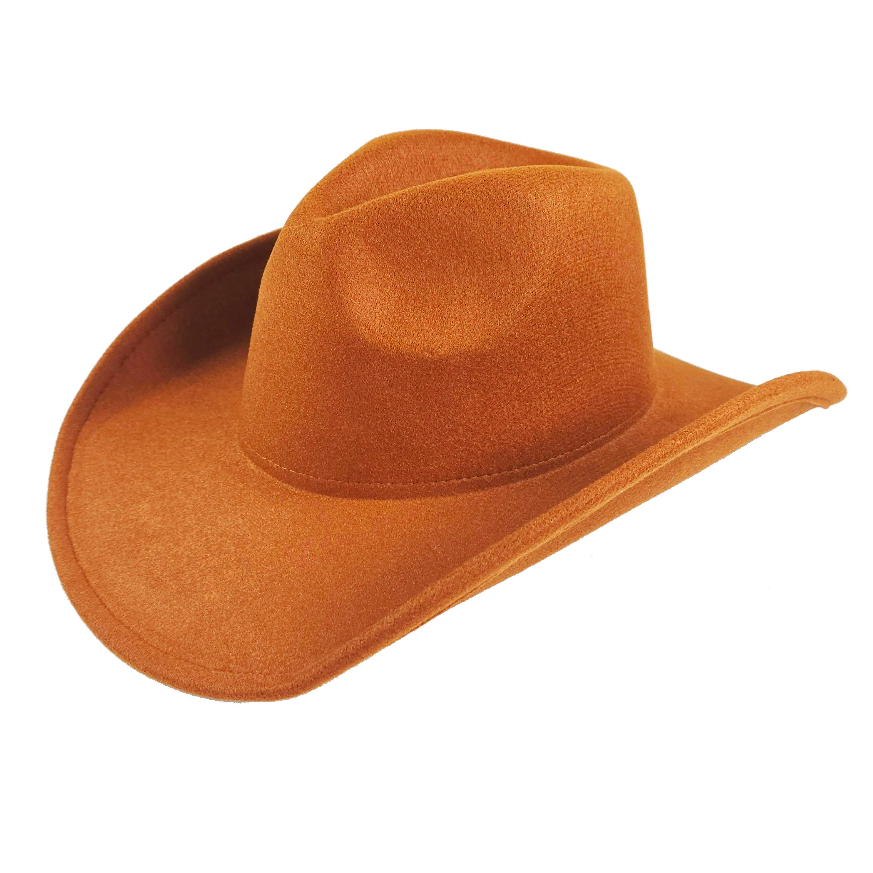 AdornWise - Wholesale Cowboy Hat - Unisex - Vegan Felt Classic Cowboy Hat – Adjustable & Durable0