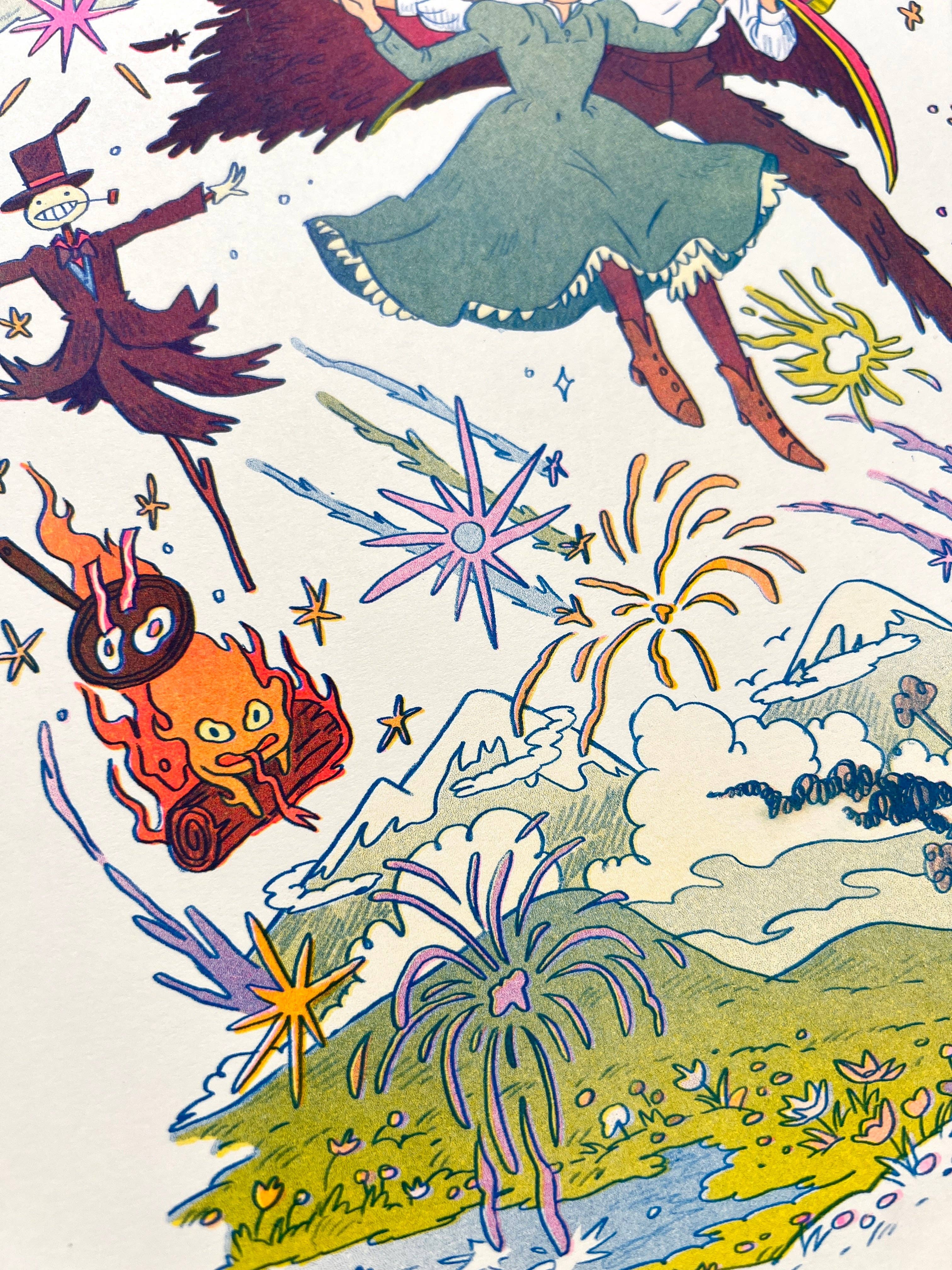 Natalie Andrewson - Vendita all'ingrosso Stampa artistica - Grande stampa Howl's Moving Castle Riso4