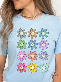 Retro Flowers for wholesale by 256 Design Co.