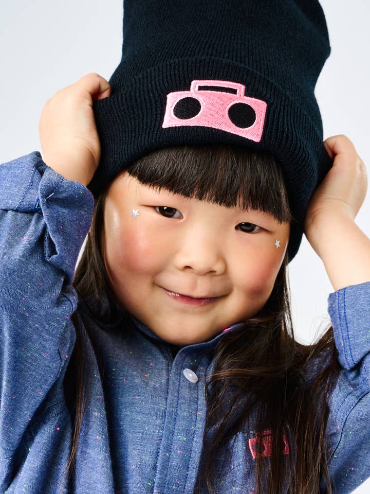 Boombox Beanie for wholesale by StereoType