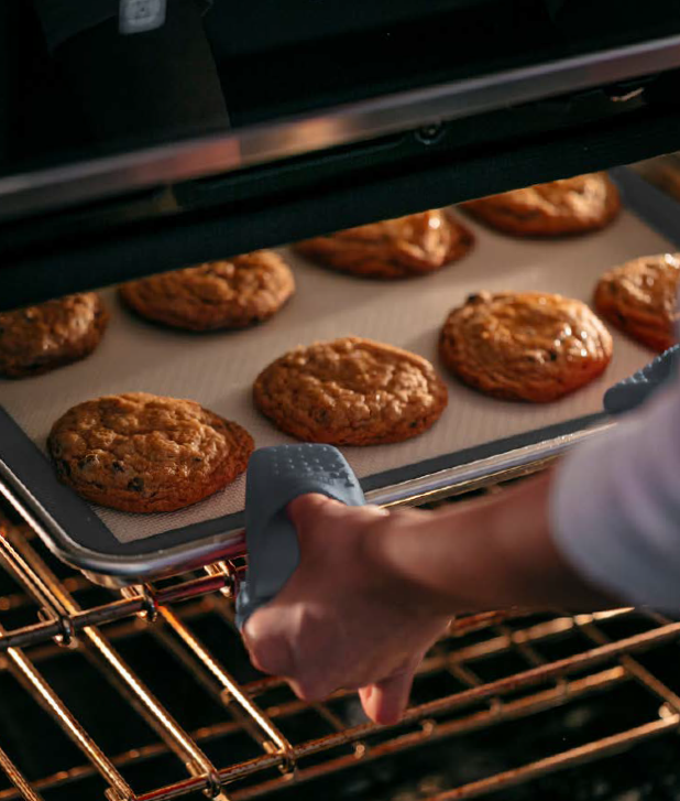 Dexas - Vente Feuille/plaque de cuisson - Tapis de cuisson en silicone - 3 tailles3