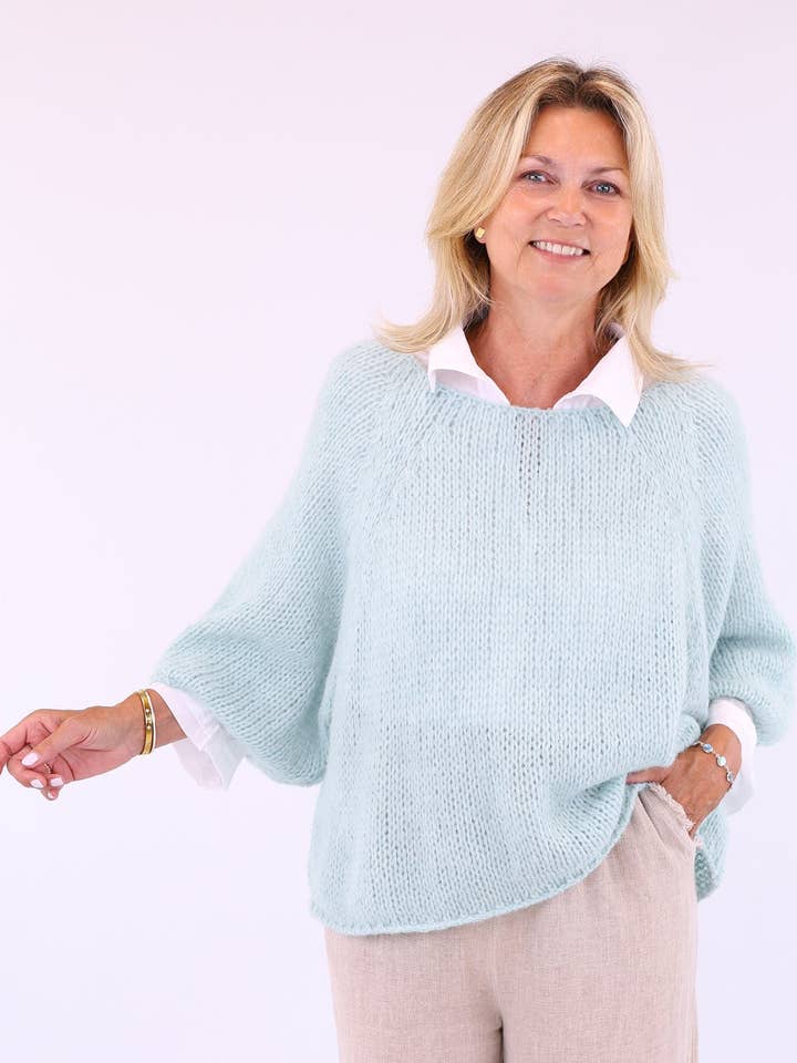 Cadenza Italy Ltd - Wholesale Knitted jumper – Women′s - Alpaca Blend Swing Jumper16