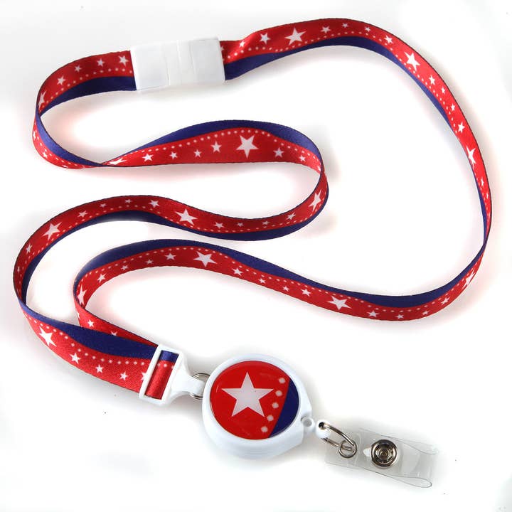 Stars Ribbon Lanyard for wholesale by Bonitas International