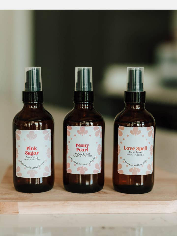 Room + Linen Sprays - Peony Pearl Spray for wholesale by Once Upon A Vela