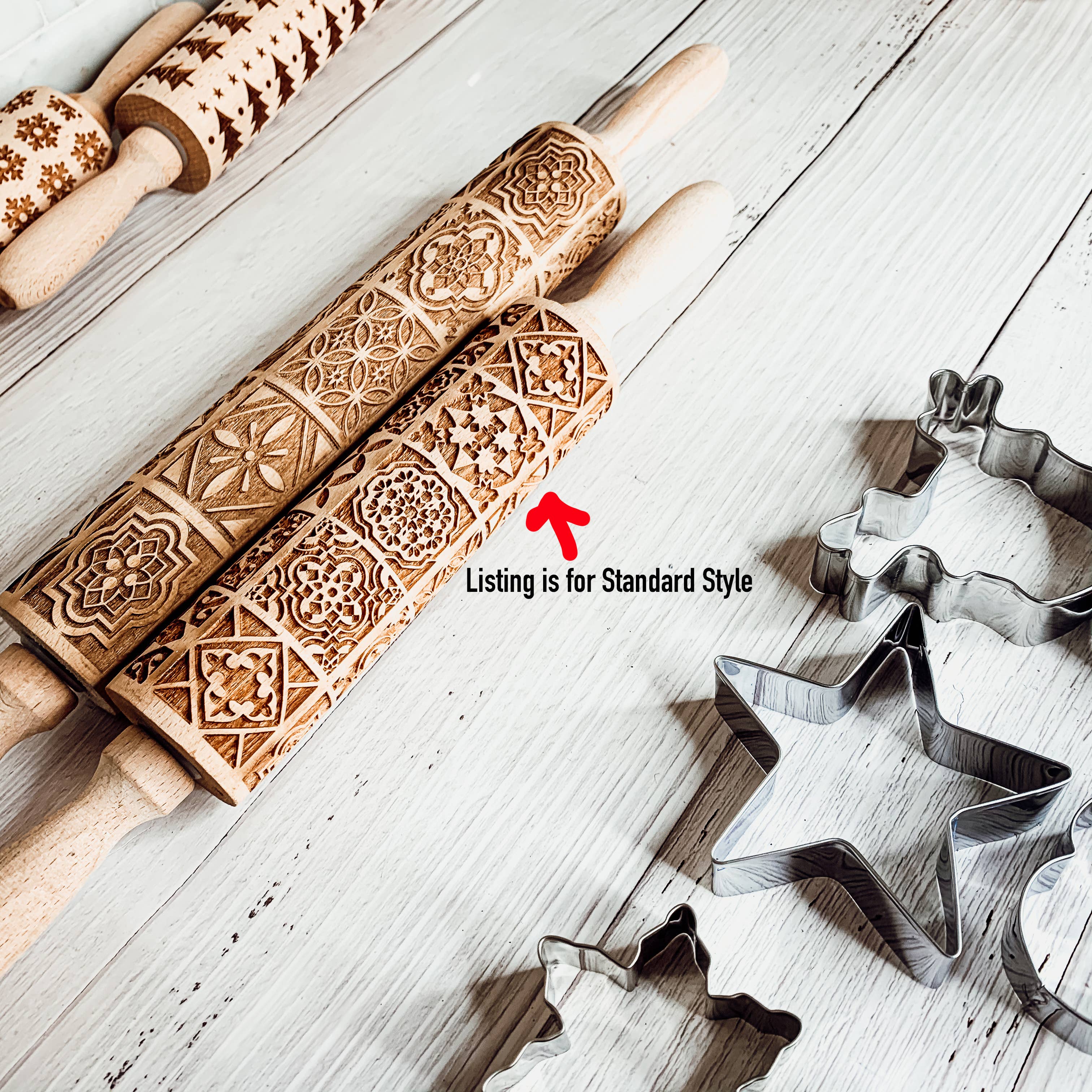 Gia Roma - Wholesale Rolling Pin - Spring Kitchen Gifts + Easter Baking, Rolling Pin for cookie48
