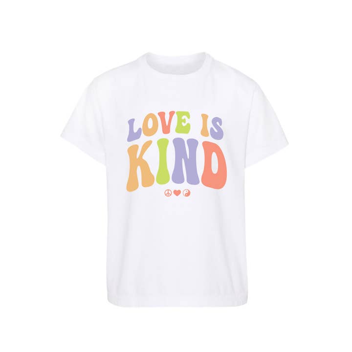 Kid's Love is Kind T-shirt voor meisjes, jongens voor wholesale door Port 213