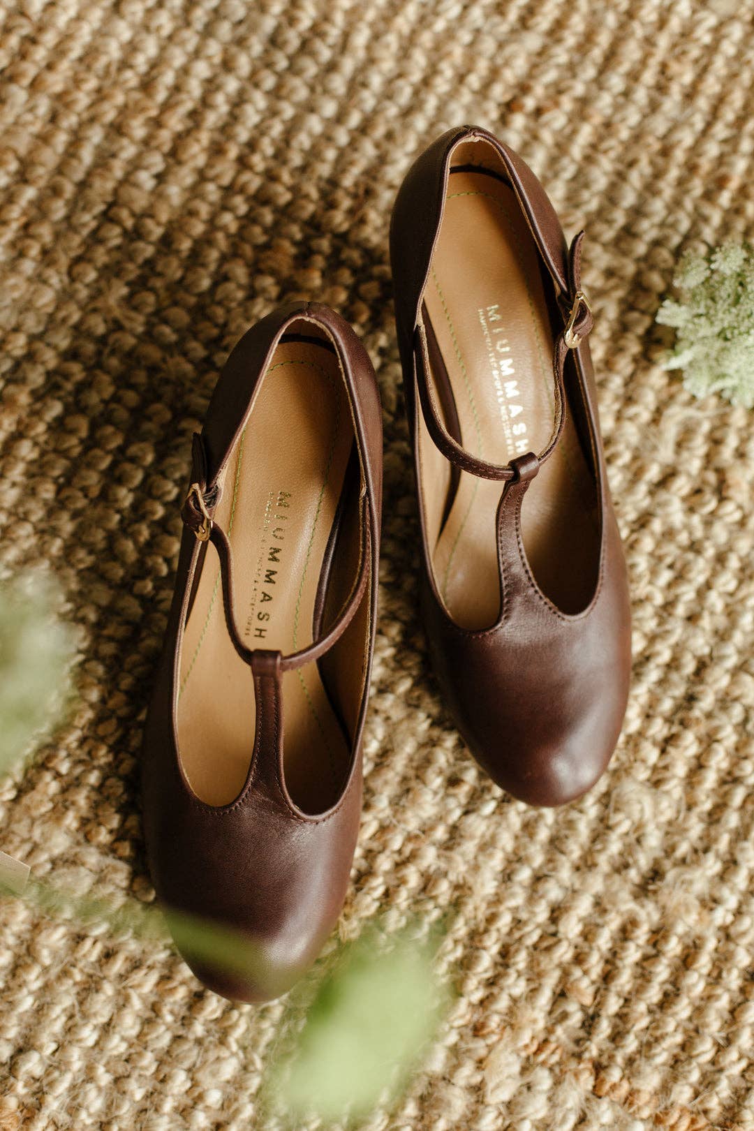 MIUMMASH DAMIAN TOMZIK - Wholesale Low Heels - Women's - Handmade Leather heels (5.5 cm)-Astrid-Chocolate Brown 35-426