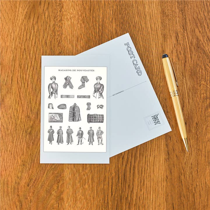 Found Image Press - Wholesale Postcard - Postcard FN-532 Dresses and Coats1