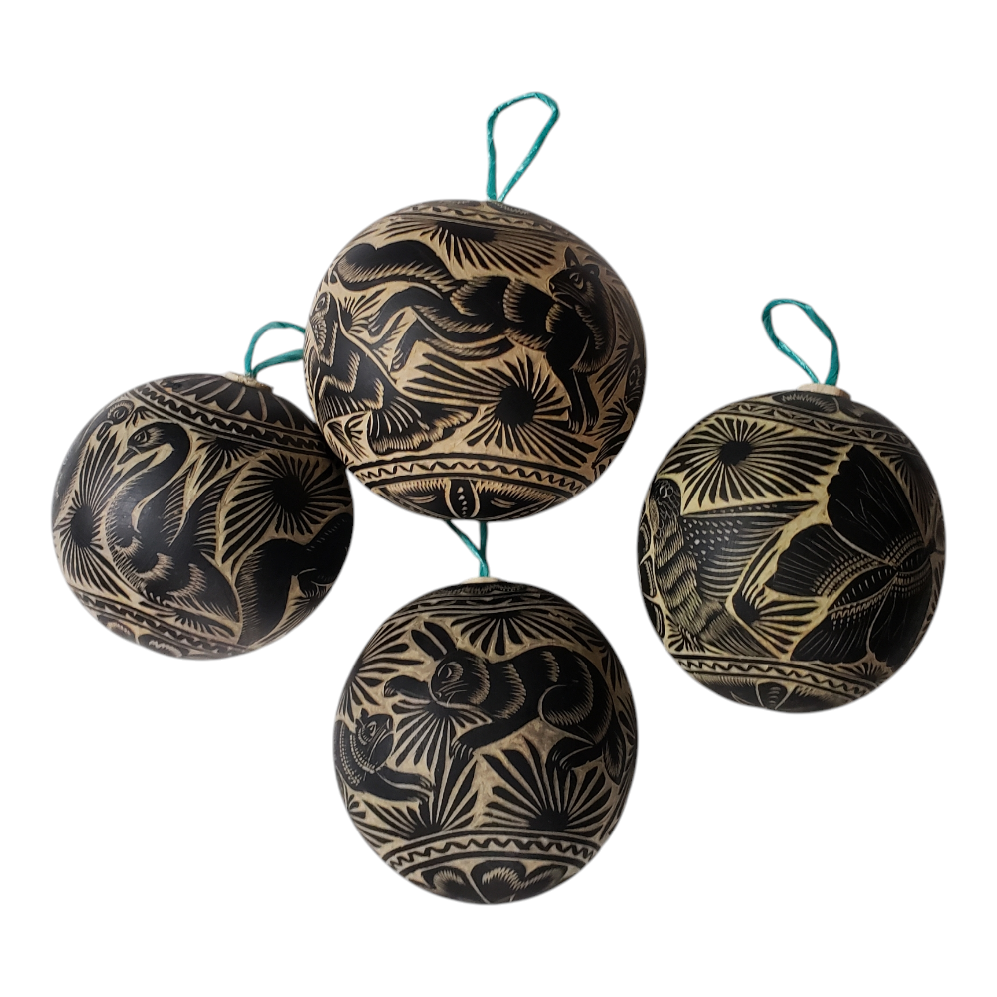 The Little Pueblo – Großhandel Verzierung – Jicara-Kürbis-Ornament aus Oaxaca, Mexiko22