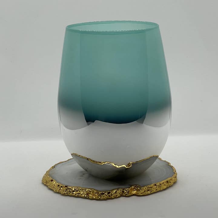 Lux Vessel (Tiffany Blue) for wholesale by Ivy Angel Candle Co