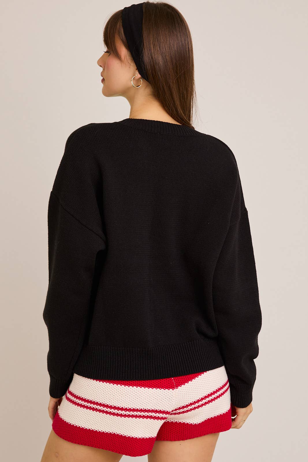 LE LIS - Wholesale Graphic Sweatshirt - Women's - LONG SLEEVE CREW NECK TEDDY BEAR GRAPHIC SWEATER8