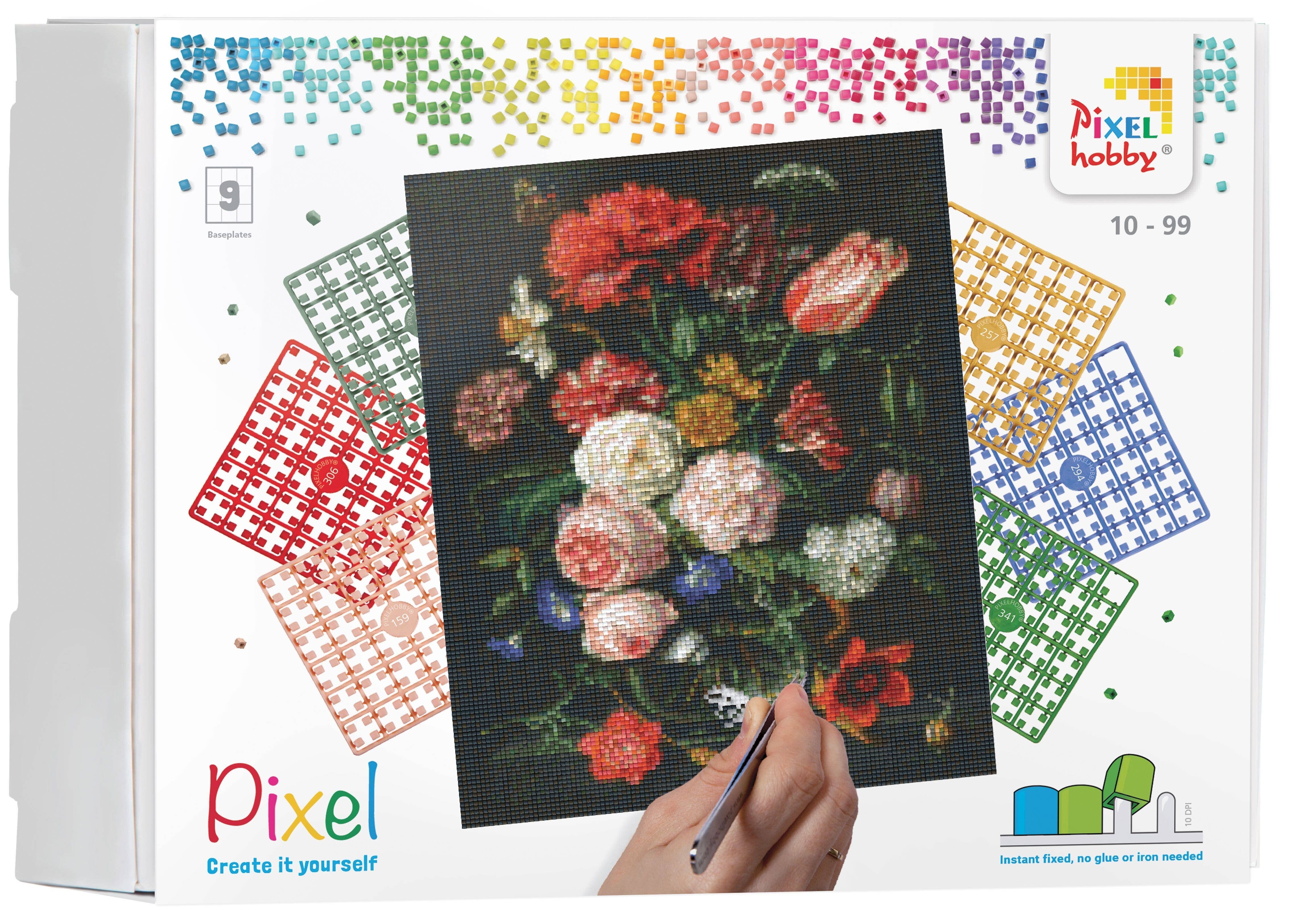 Pixelhobby - Wholesale DIY Craft Kit - DIY Sustainable Art Giftset | Pixel Classic 9 Baseplate Kit6