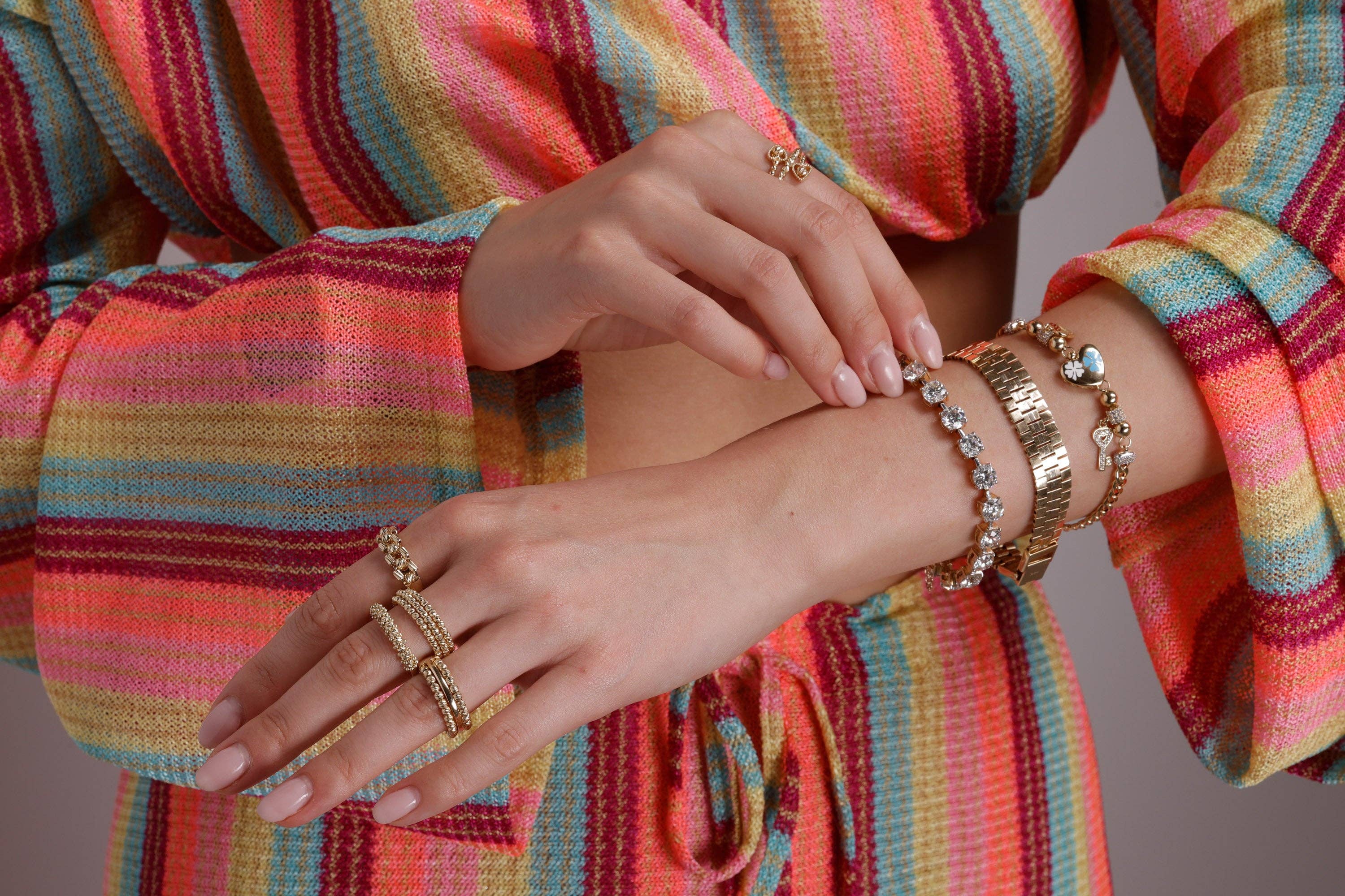 Sestra Jewelry - Wholesale Link & Chain Bracelet - ROLEX BAND BRACELET2