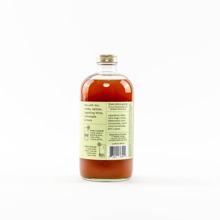 Wood Stove Kitchen - Wholesale Cocktail Mix/Syrup - Watermelon & Mint Cocktail Mixer & Mocktail Mixer, 16 fl oz3