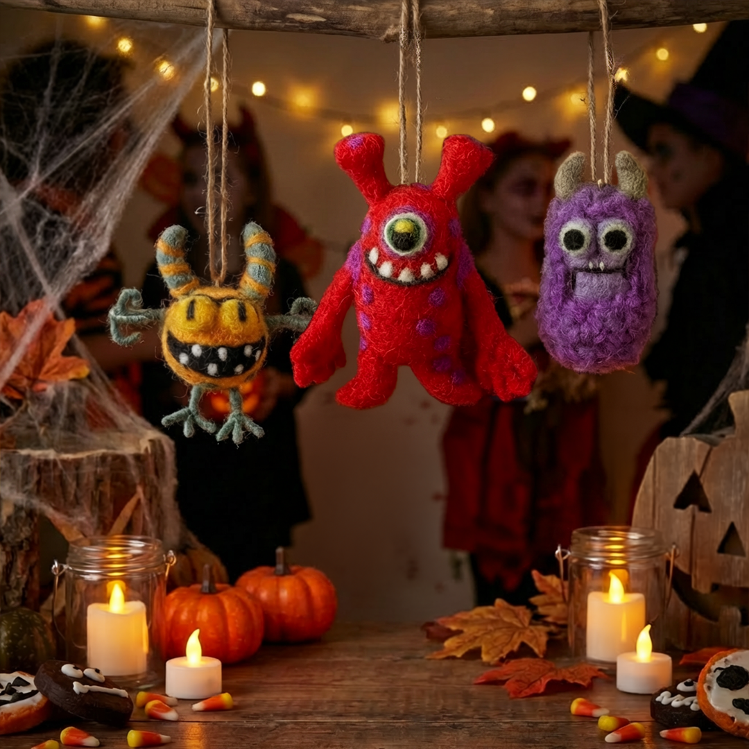 Felt So Good - Vente Objets de décoration - Décorations suspendues à la main de monstres Moody8