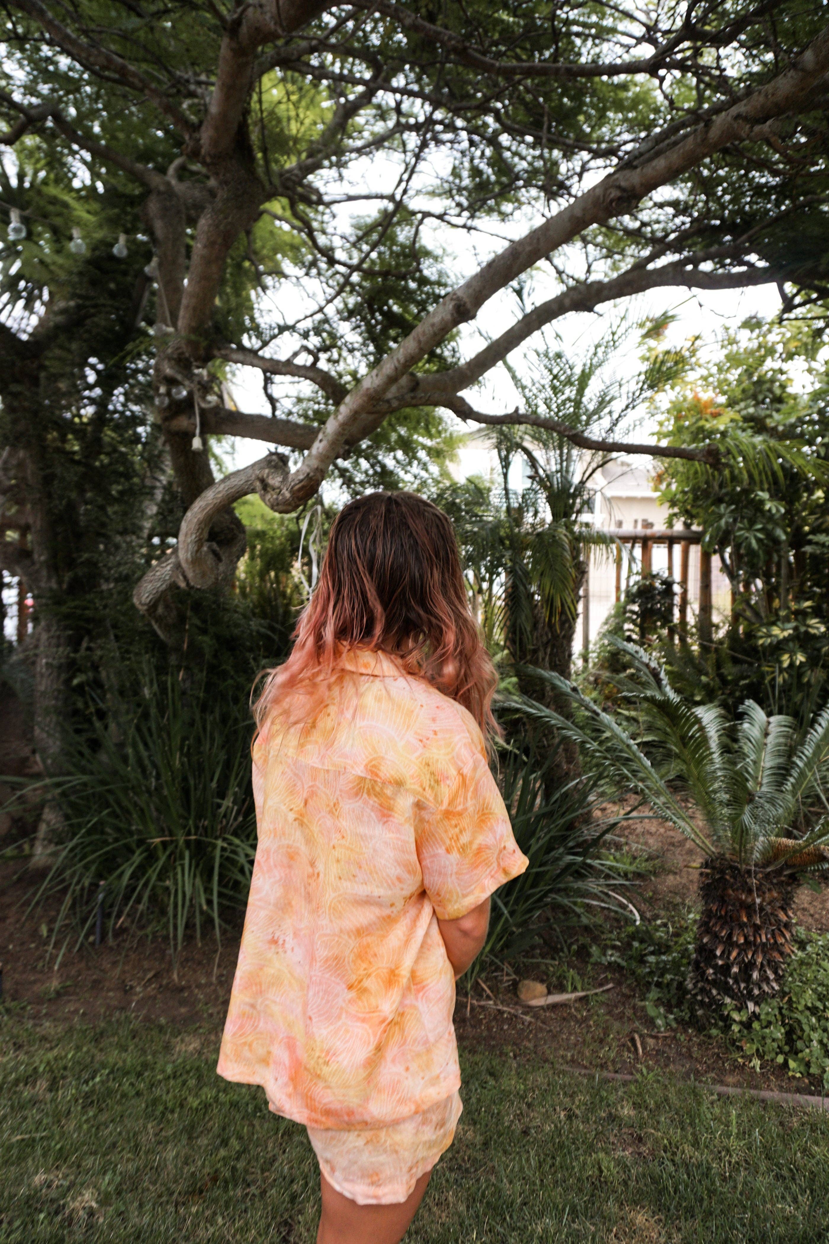 by kvp - Wholesale Button Down Shirt - Women's - Gilroy Shirt in Funky Fungi3