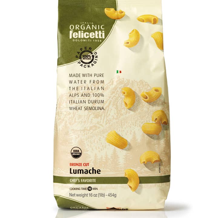 Organic Felicetti - Wholesale Pasta - 16 oz Lumache