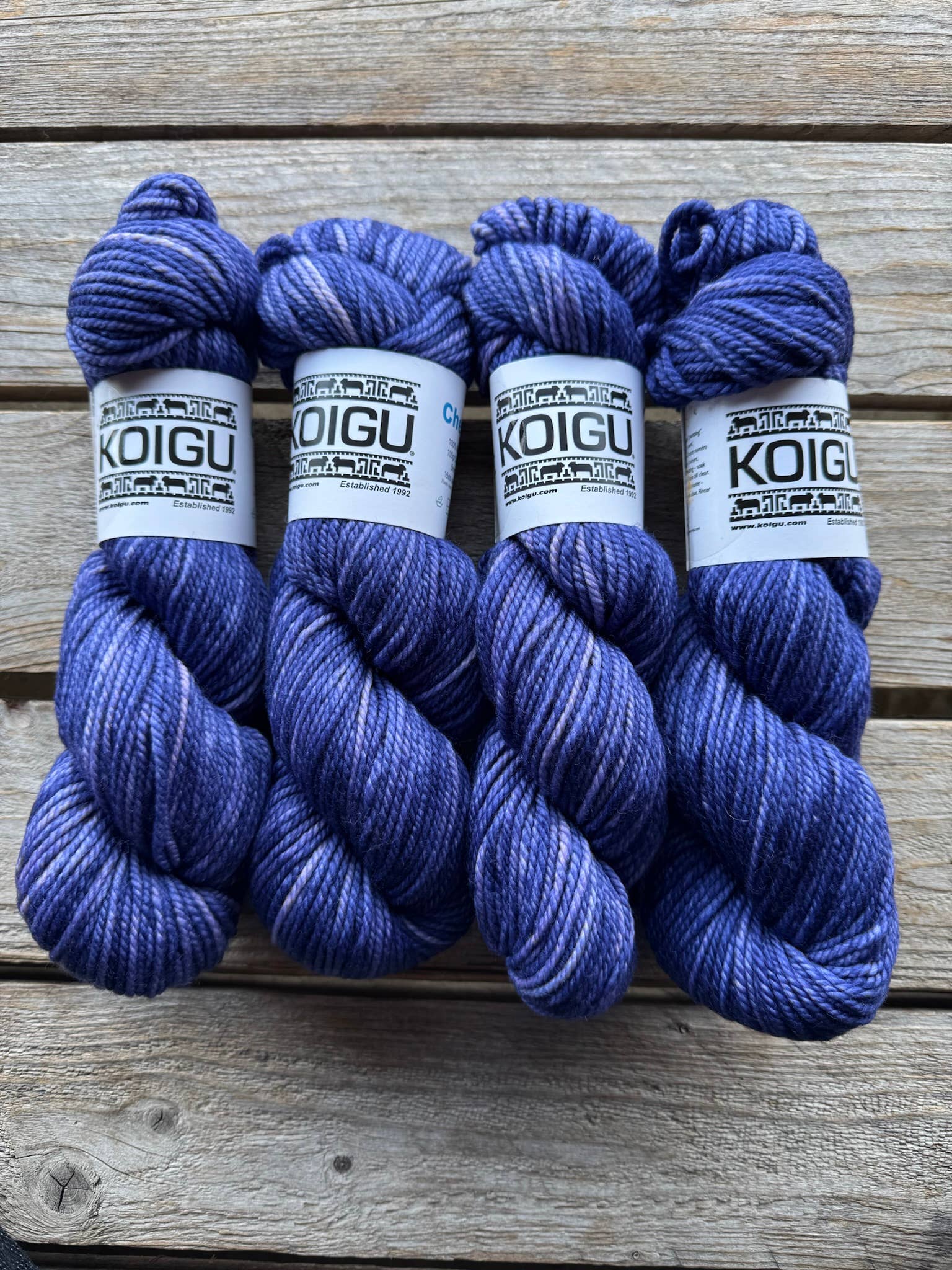 Koigu Wool Designs - Wholesale Yarn - Chelsea Aran Merino Yarn -group B18