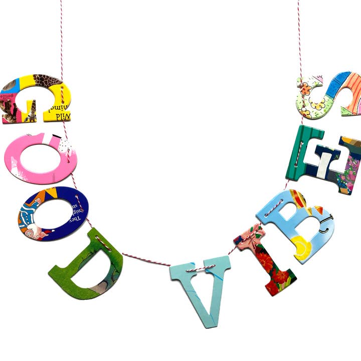 Phrase Garlands - GOOD VIBES for wholesale by Attic Journals