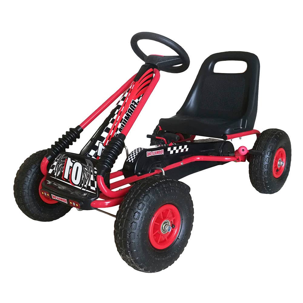 Devessport - Vente Vélo et trottinette – enfant - Voiture à pédales Go Kart pour enfants - rouge0
