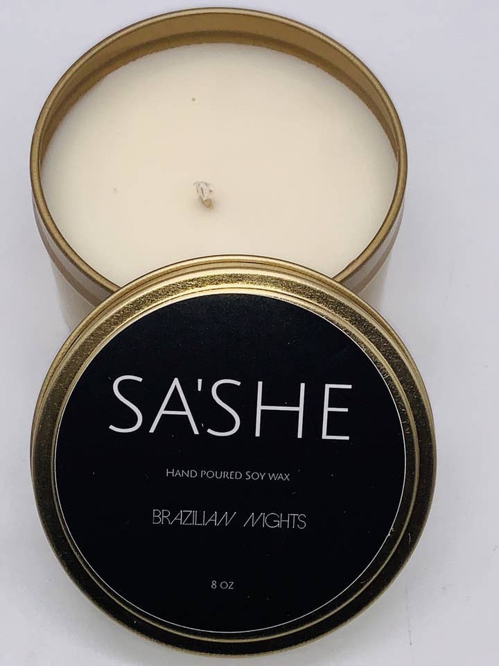 Bougie de voyage Brazilian Nights pour la vente par Sa’She Luxe