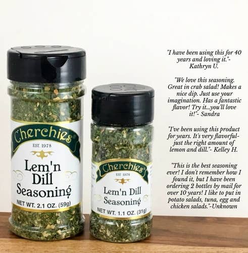 Cherchies Specialty Foods - Wholesale Dried Spice Mix - Lem'n Dill - 1.1 oz Seasoning Blend/Dip Mix2