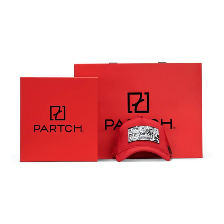 PARTCH Fashion Trucker Hoed Marineblauw Verwijderbare Exsyt Art Partch Clip voor wholesale door PARTCH