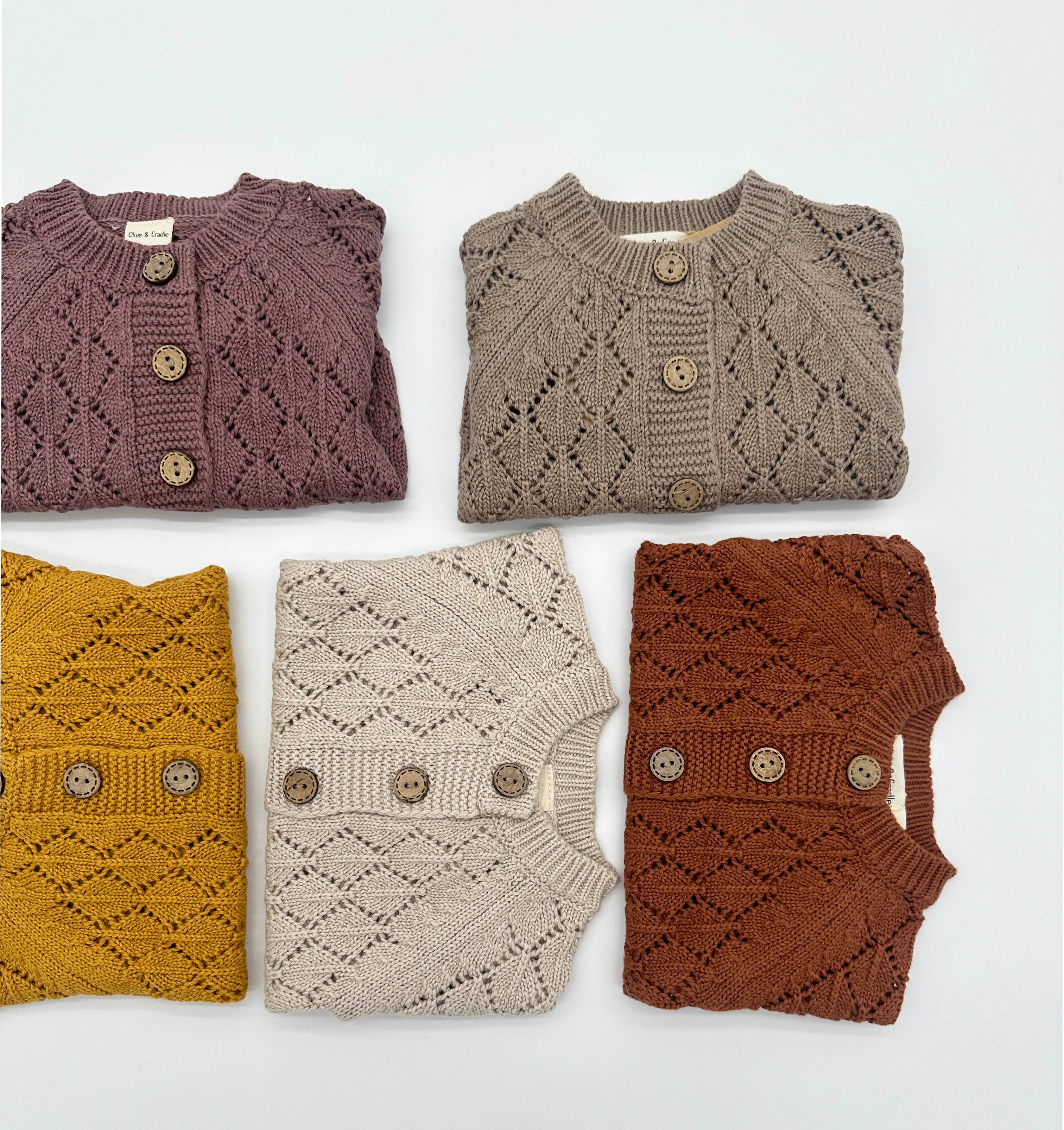 OLIVE & CRADLE – cardigan - Bebé por atacado – Cardigã Annie Diamond5