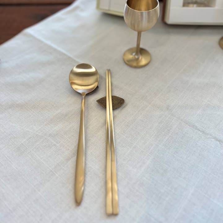 Korea Table - Wholesale Spoon Rest - Spoon Rest Cutlery Rest - Korean Premium Bronzeware