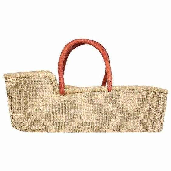 The African Home Goods - Wholesale Bassinet - Baby - Natural Bassinet Moses Basket2