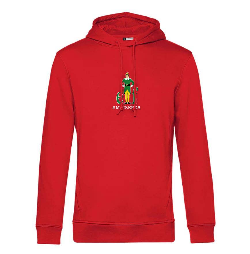 #MAISENZA - Wholesale Graphic Sweatshirt - Men's - Men's Christmas Hoodie - Elf0