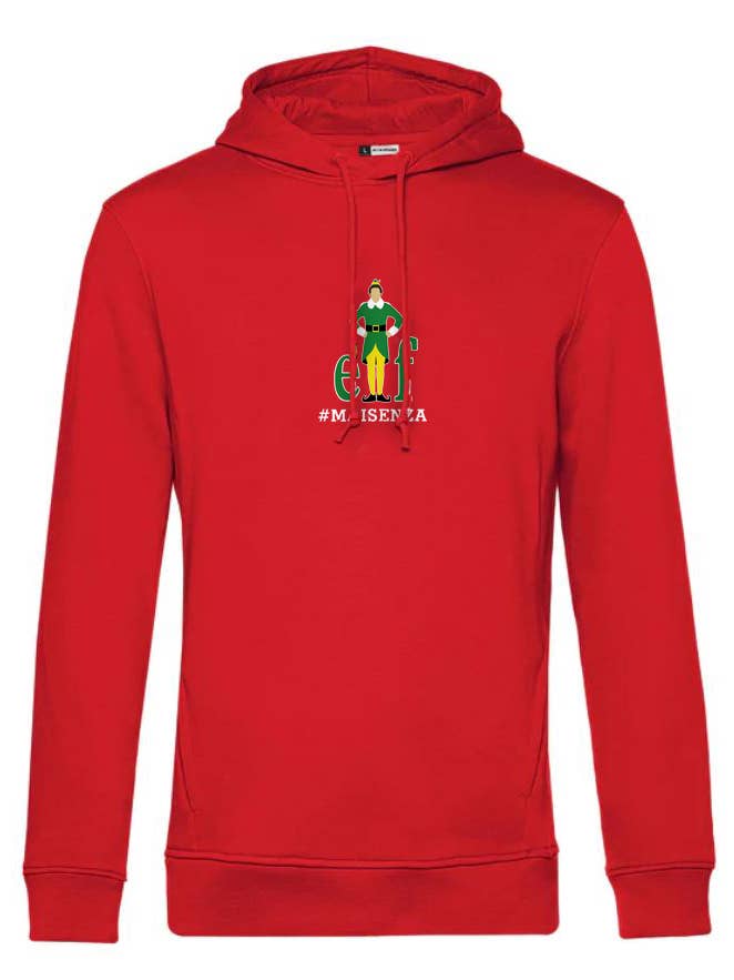 #MAISENZA - Wholesale Graphic Sweatshirt - Men's - Men's Christmas Hoodie - Elf