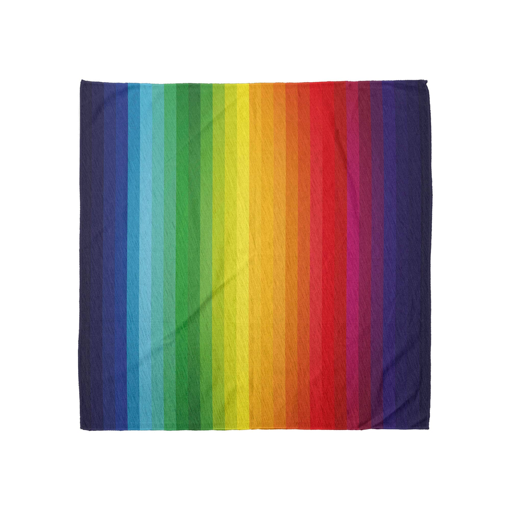 Ambesonne - Vente Bandana – unisexe - Bandana Arc-en-ciel Spectre de Couleurs en Rayures 22"0