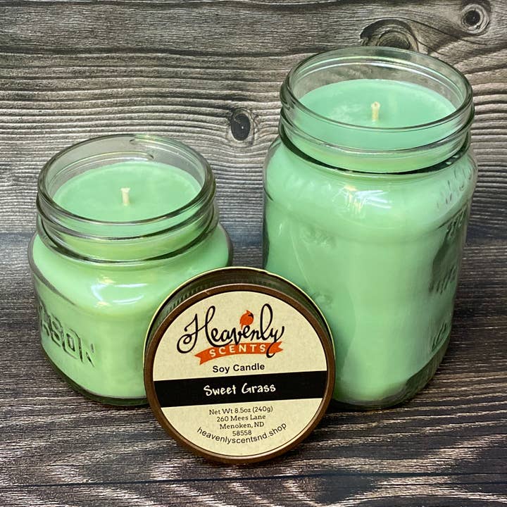 Bougie de soja Sweet Herbe pour la vente par Heavenly Scents LLC