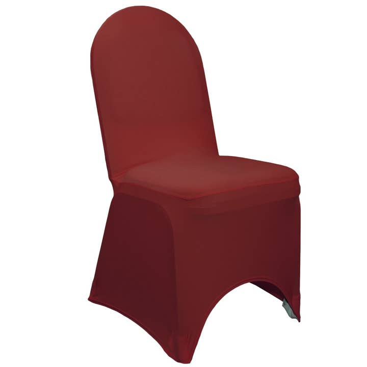 YOUR CHAIR COVERS - Wholesale Chair/Sofa Slipcover - Spandex Banquet Chair Cover Burgundy