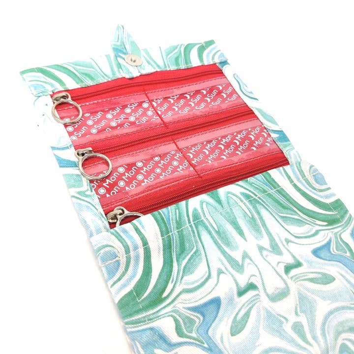 Clutch by Sara Gorman - Wholesale Pill Organizer - Pillfold™ XL Weekly Pill Organizer3