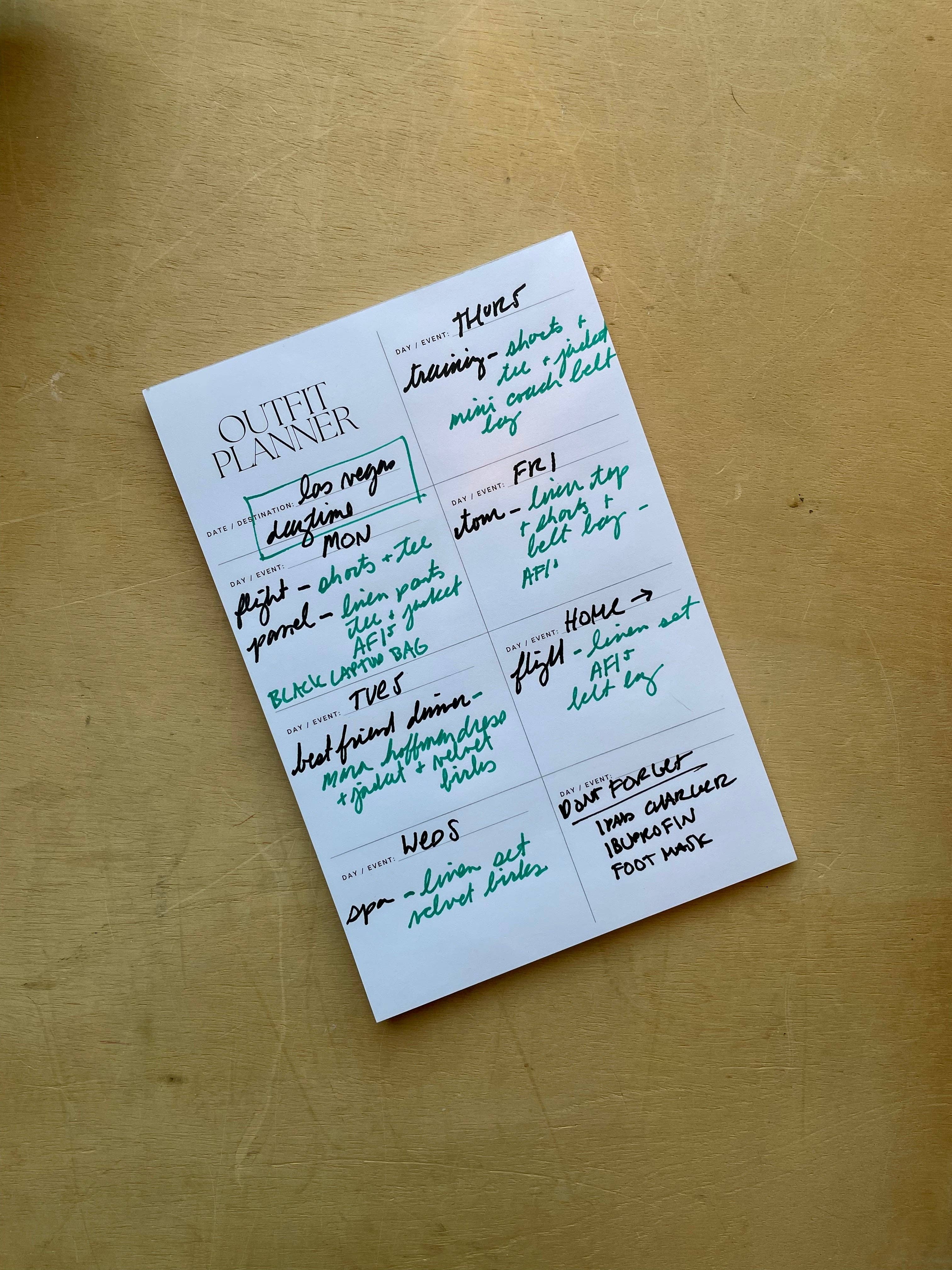 Majorette Stationery - Wholesale Notepad - Outfit Planning Notepad3