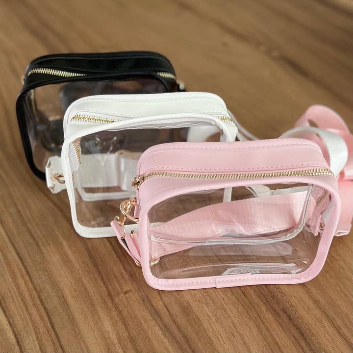 Palmy Pineapple - Wholesale Crossbody Bag - Women's - Clear Game Day Stadium Approved Shoulder Bag With Strap7