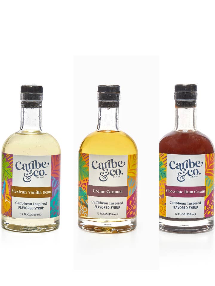 Coffee Syrup Bundle (No Coconut) for wholesale by Caribe & Co.