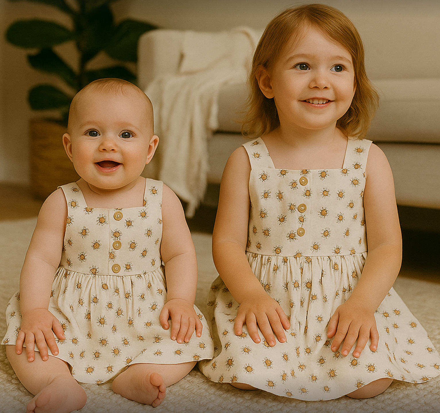 Predeterminado vestido de sol orgánico para bebé | Rayo de Sol de venta al por mayor en Faire2