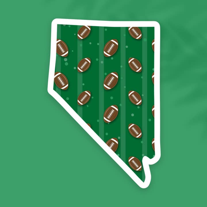 Autocollant Nevada Football State pour la vente par The State Stickers