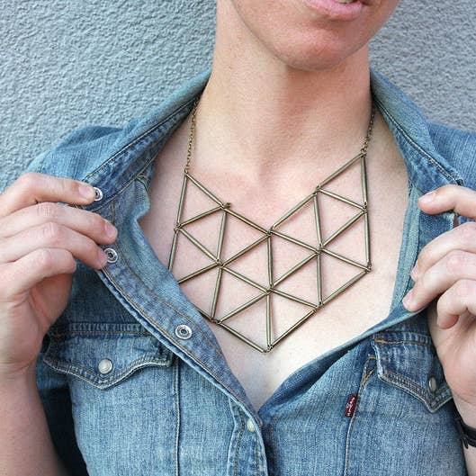 daniAWESOME - Wholesale Bib Necklace - Geometric Bib Necklace4