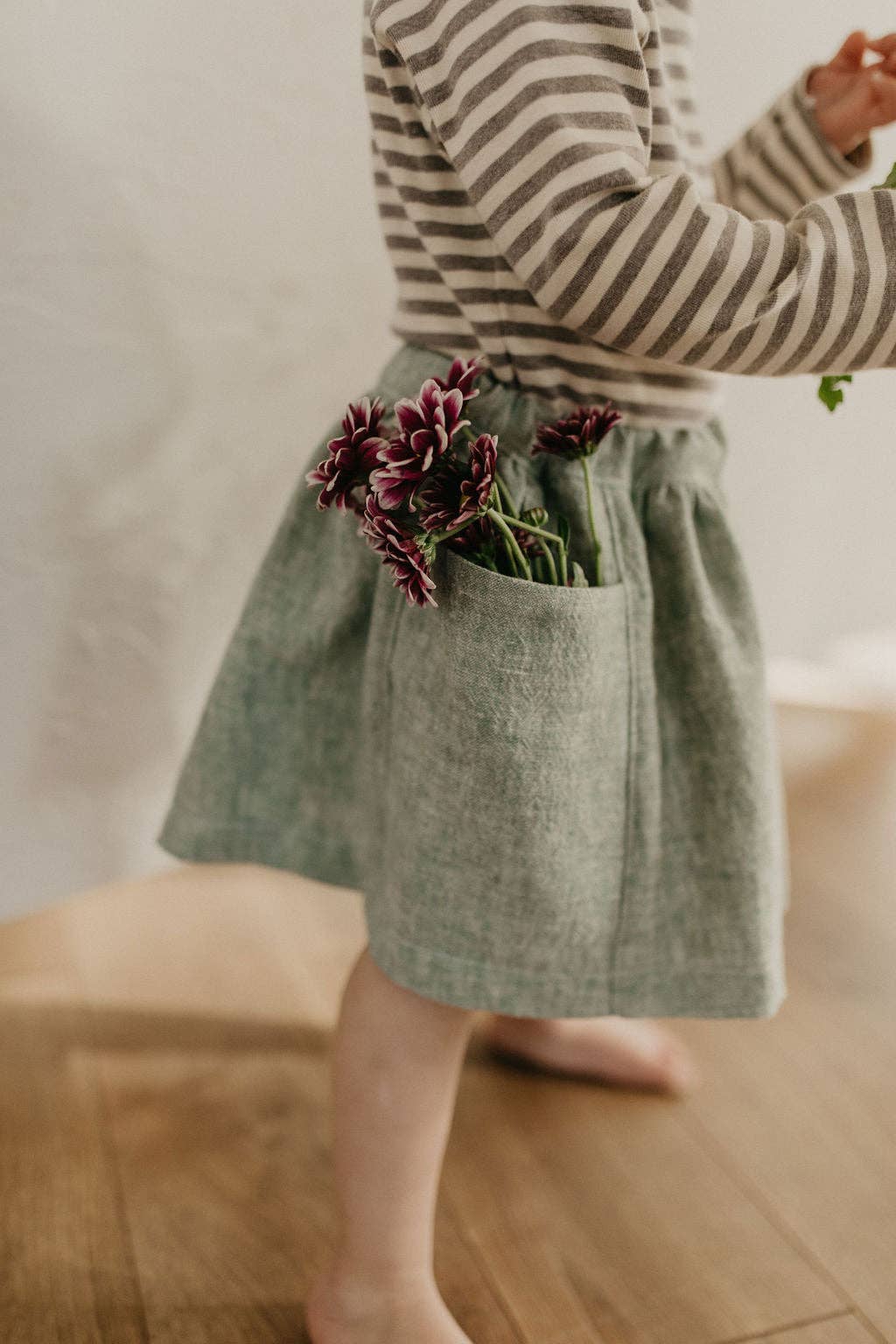 Tate & Adele - Wholesale T-Shirt - Kids - Striped Raglan Tee4