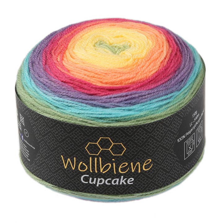 Wollbiene - Wholesale Yarn - woolen bee cupcake gradient wool knitting wool 150g11
