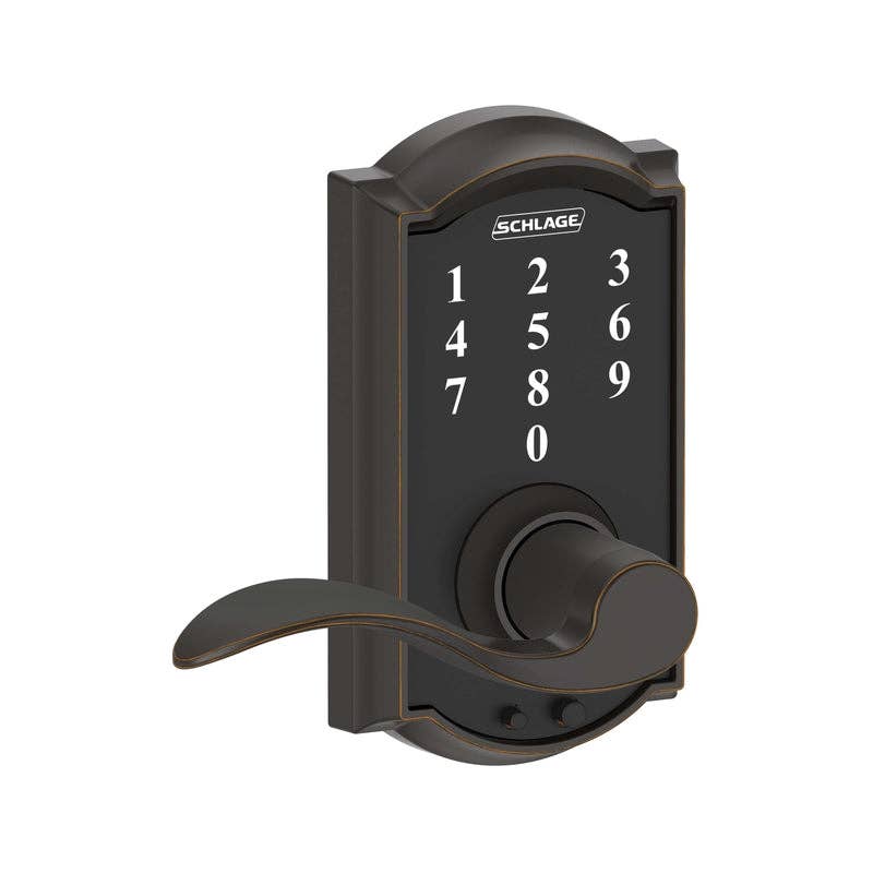Everyday Supply Co - Wholesale Knob/Pull - Schlage Aged Bronze Touchscreen Entry Lock0