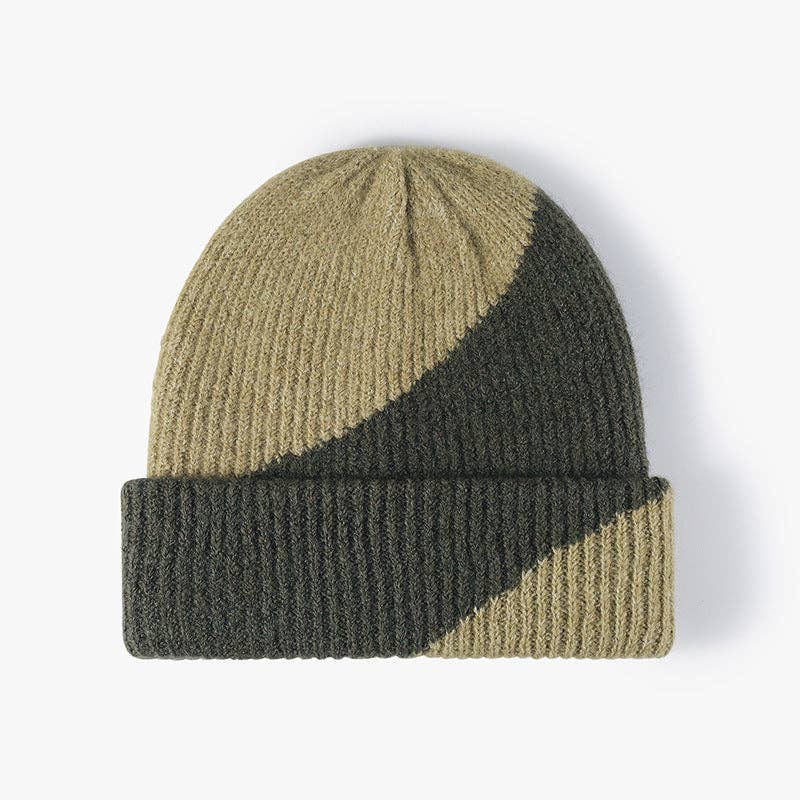 Dipped Shop - Wholesale Beanie - Women's - Simple Contrast Color Warm Knit Beanie DPKB30205