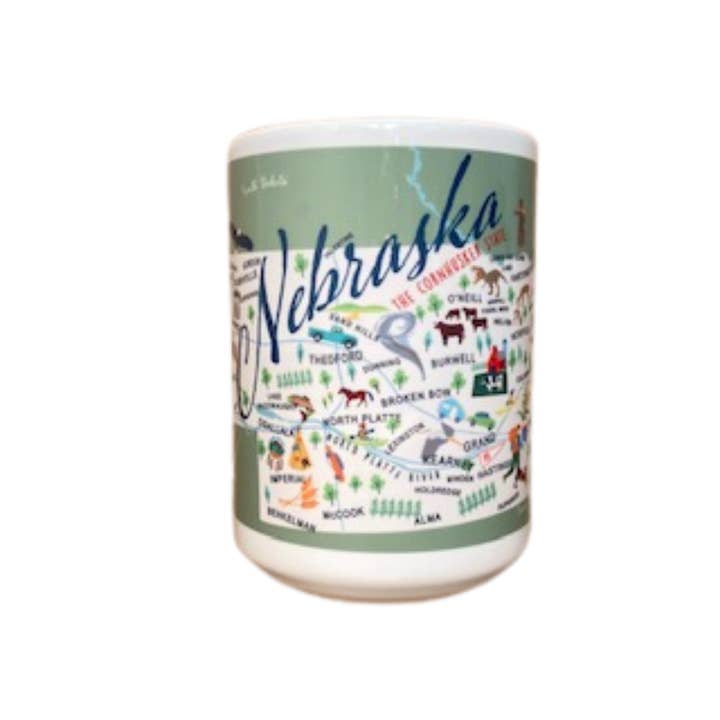 Galleyware - Wholesale Coffee Mug - Nebraska 15-oz. Ceramic Mug