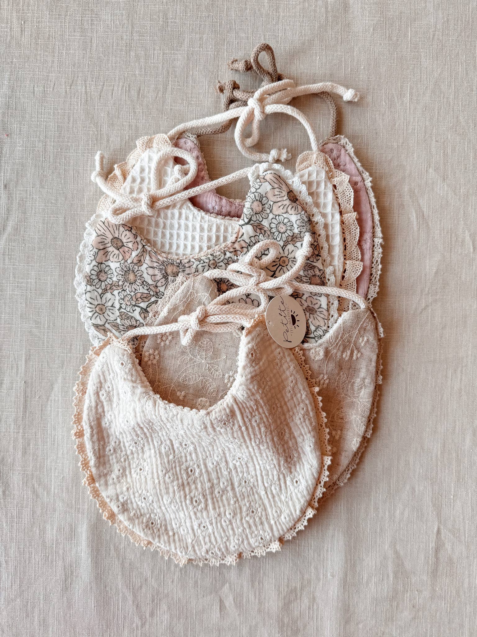 PETITE EvelinaApparel - Wholesale Bib - Baby - GRAB BAG / girly baby bib3