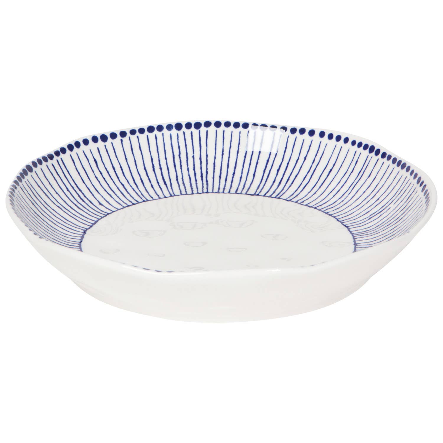 Danica Heirloom - Wholesale Dinner Plate - Sprout Stamped Plate4